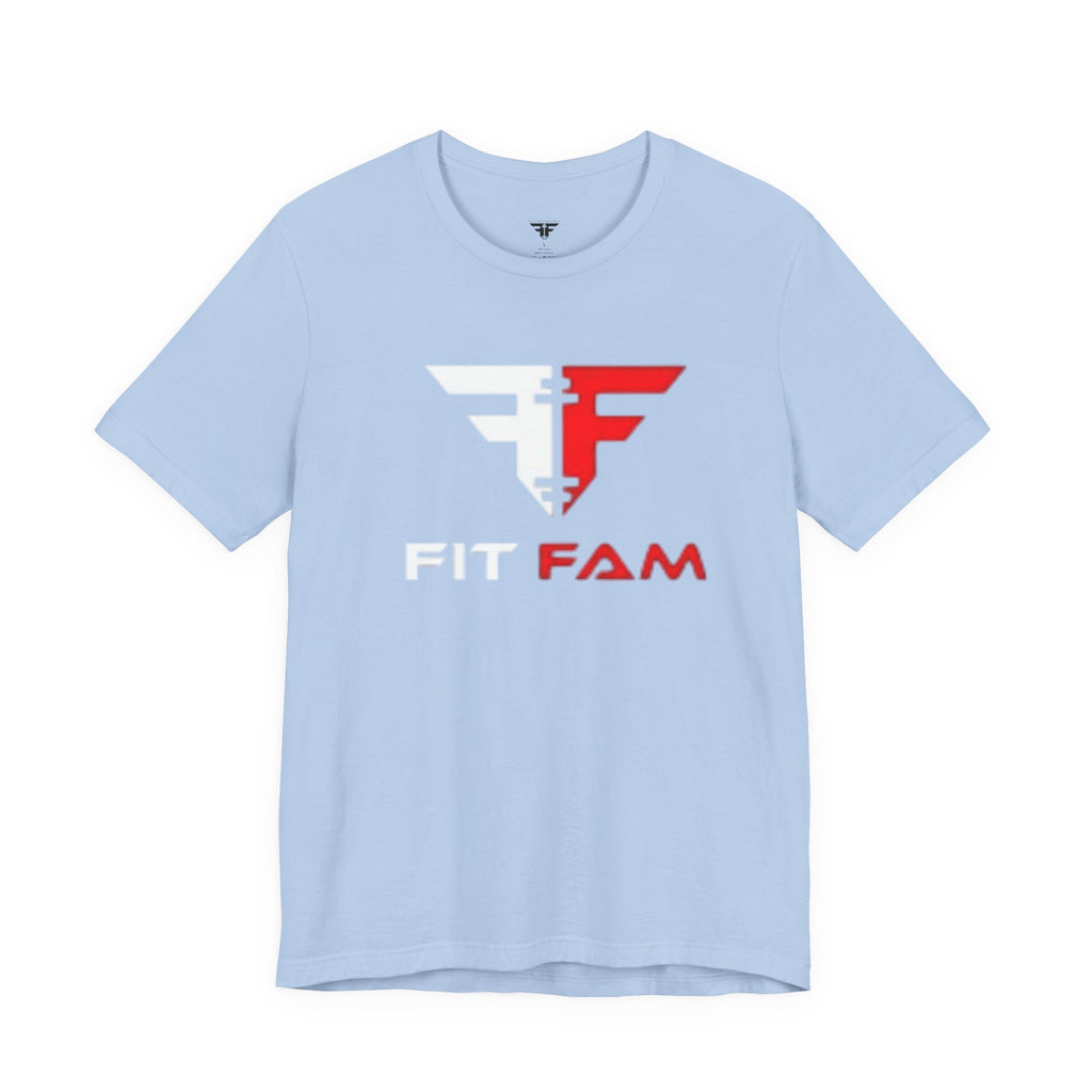 FITFAM Red & White Logo tee | T-Shirt, Minimal Graphic