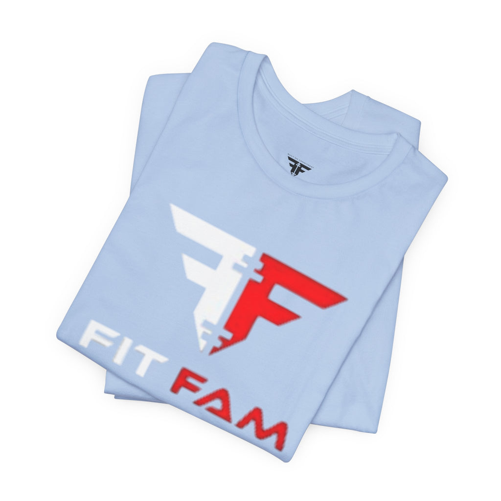 FITFAM Red & White Logo tee | T-Shirt, Minimal Graphic