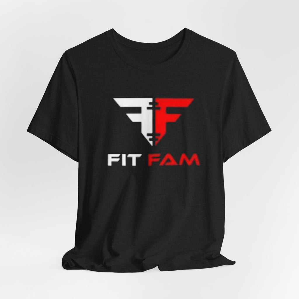 FITFAM Red & White Logo tee | T-Shirt, Minimal Graphic