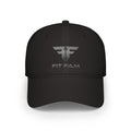 Fit Fam Low-Profile Baseball Cap — Minimalist Athletic Logo Hat