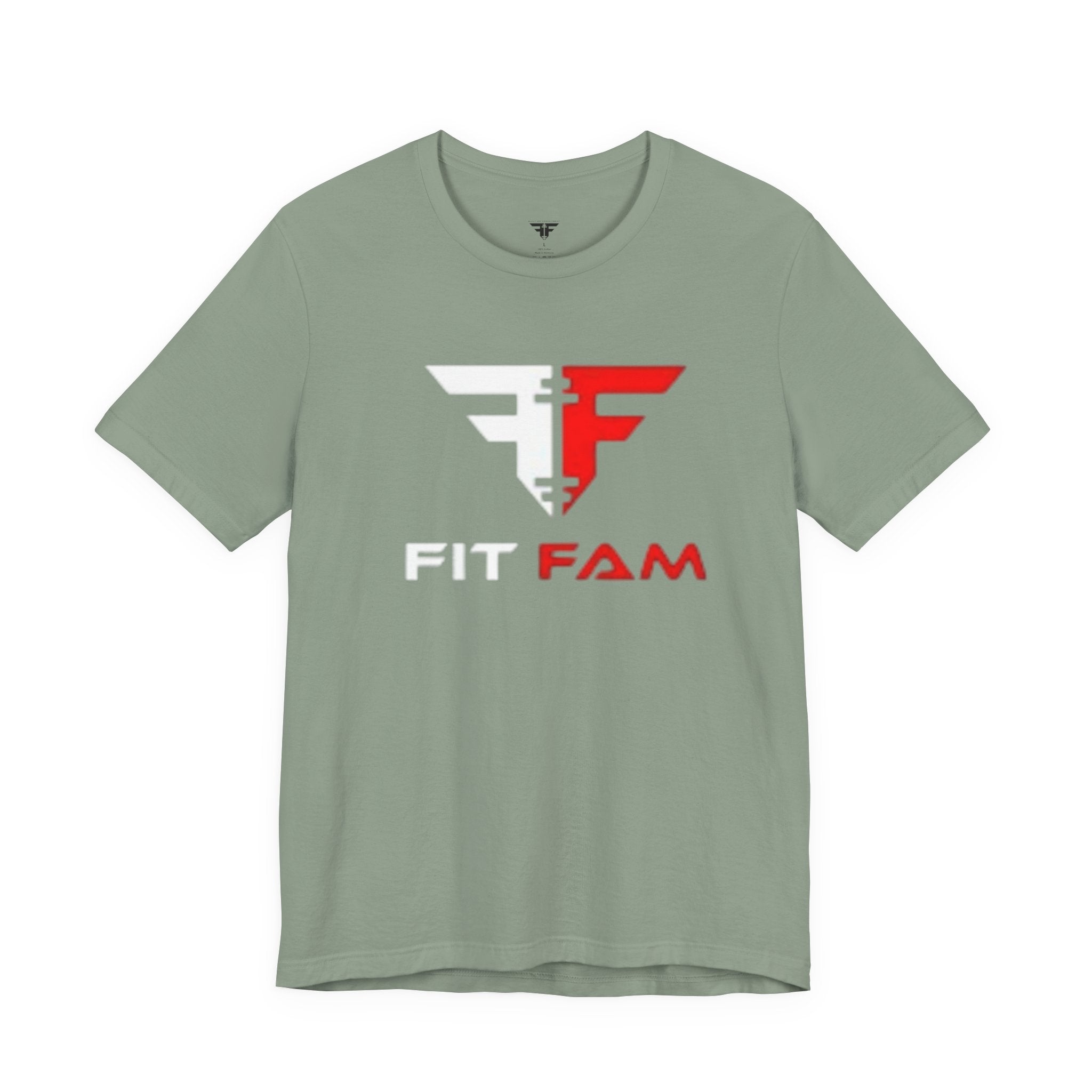 FITFAM Red & White Logo tee | T-Shirt, Minimal Graphic