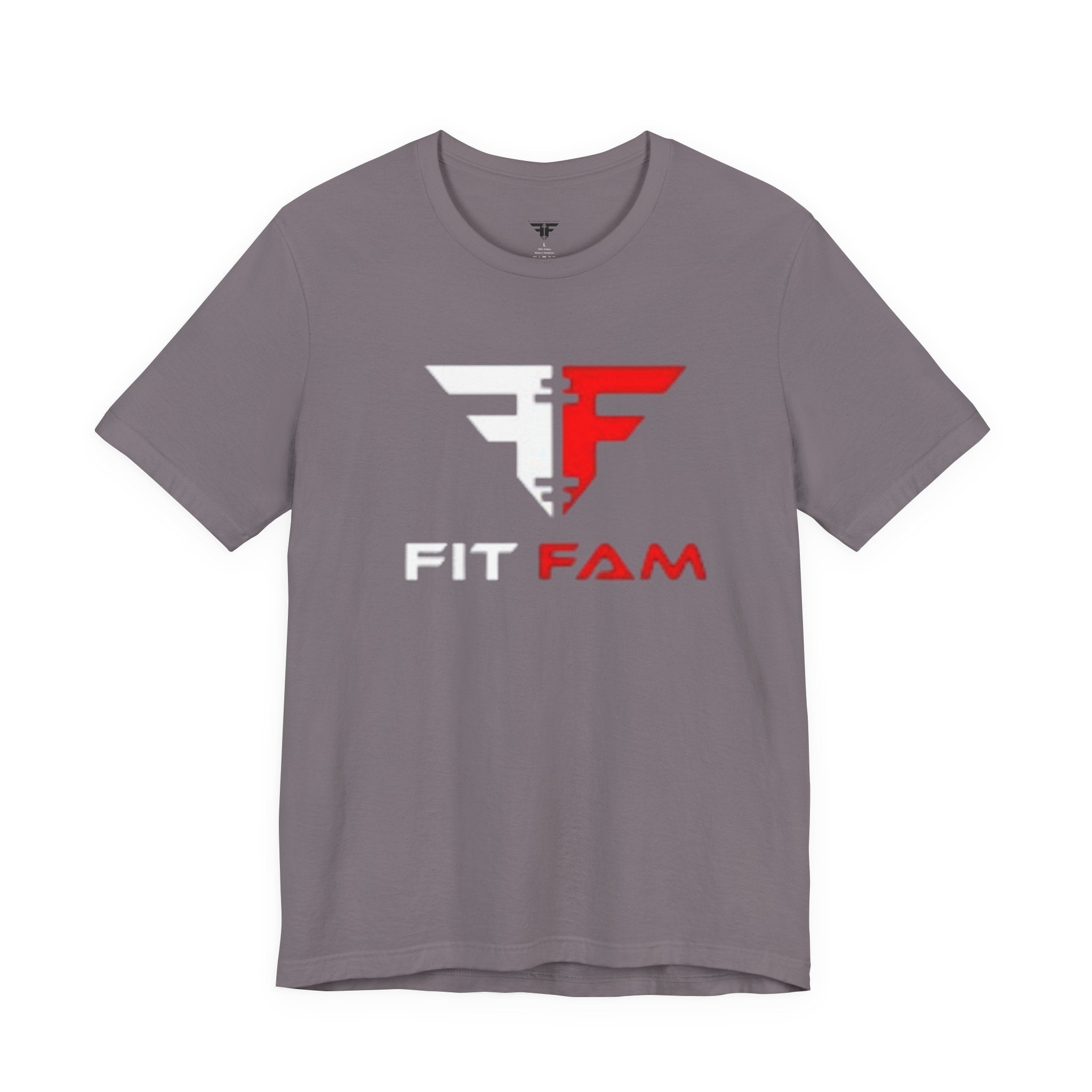 FITFAM Red & White Logo tee | T-Shirt, Minimal Graphic
